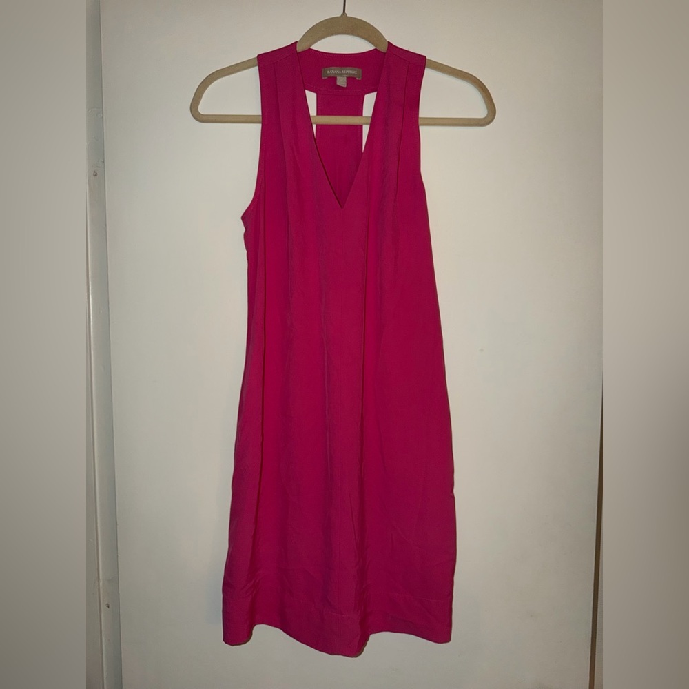 Banana Republic Vibrant Pink Mini Dress